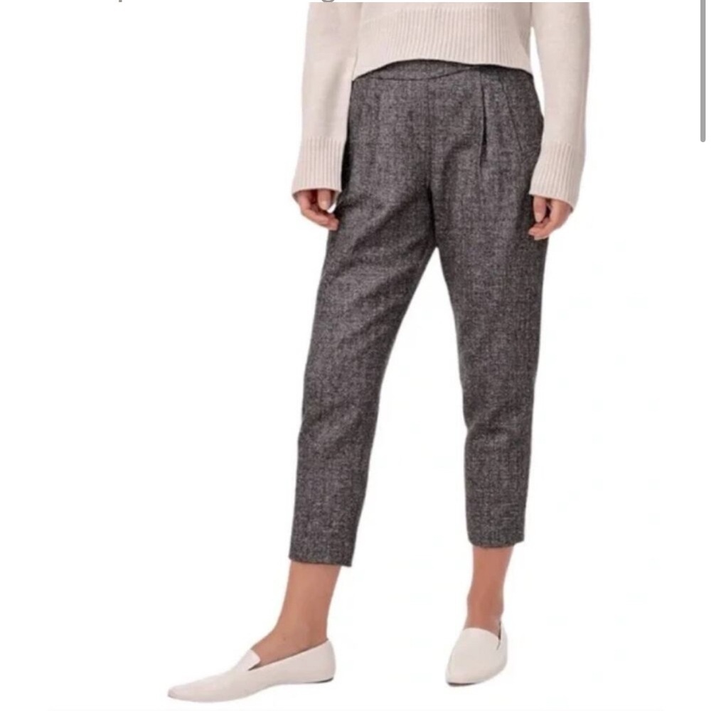 Babaton | Virgin Wool Blend High Rise Cropped Pants | Sz 10